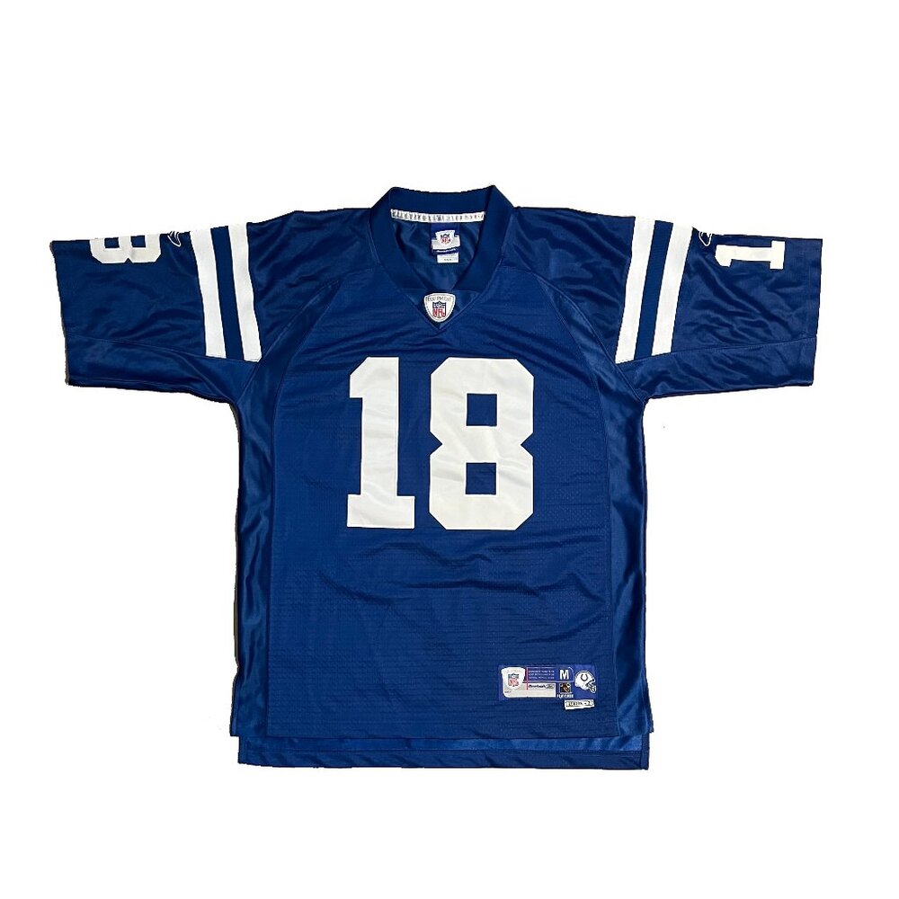 Vintage Reebok Peyton Manning Indianapolis Colts NFL Jersey #18 Size M